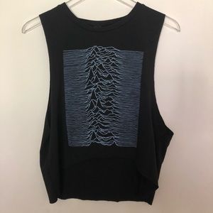 COPY - Black Joy Division Band Hi Low Tank Top
